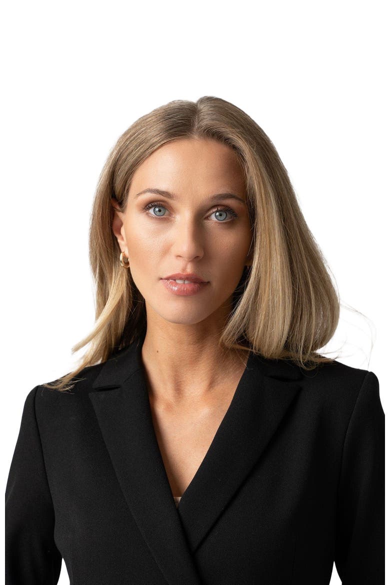 Cambridge Blazer Crepe, Alternate, color, black