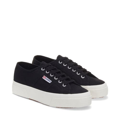 Superga 2740 Platform Sneakers In Black