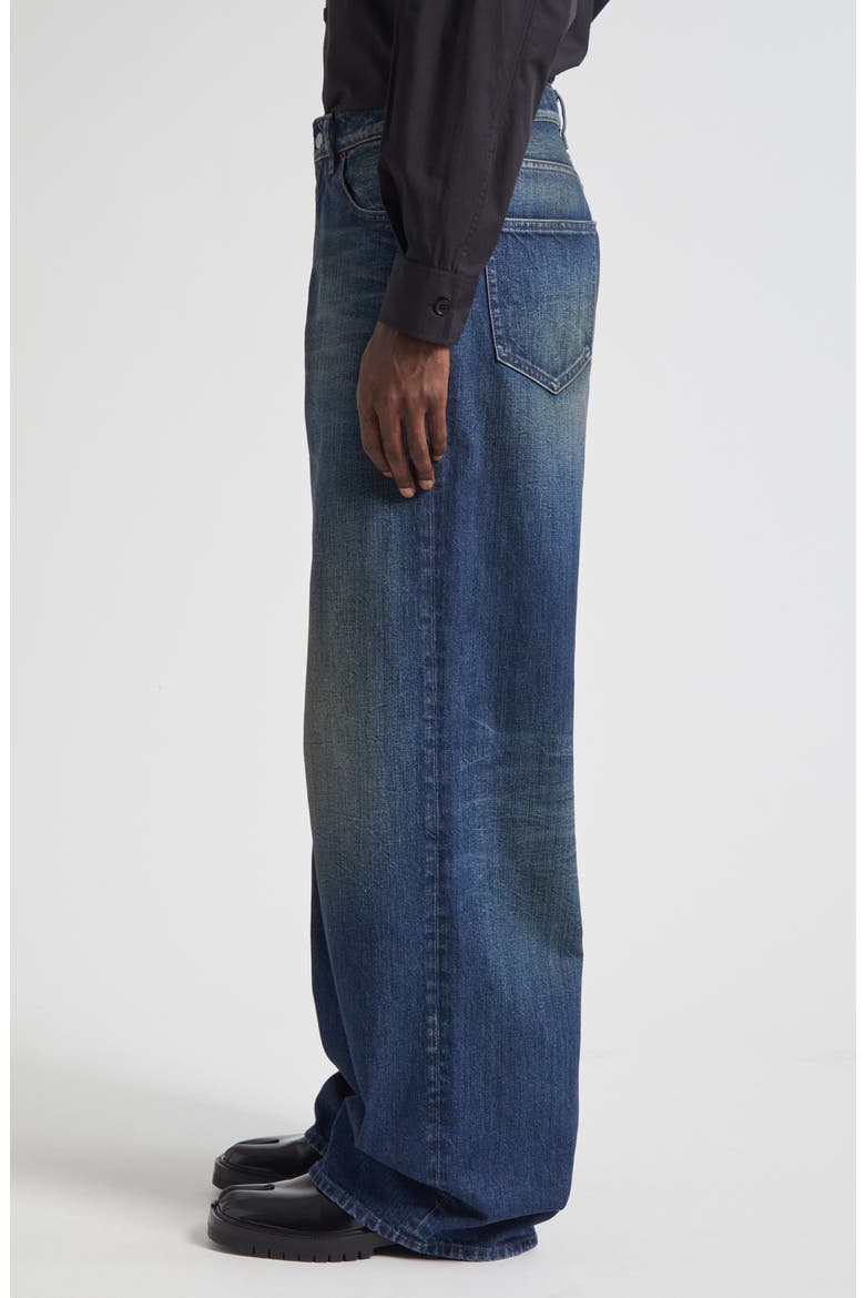 Wide Leg Jeans, Alternate, color, DARK BLUE