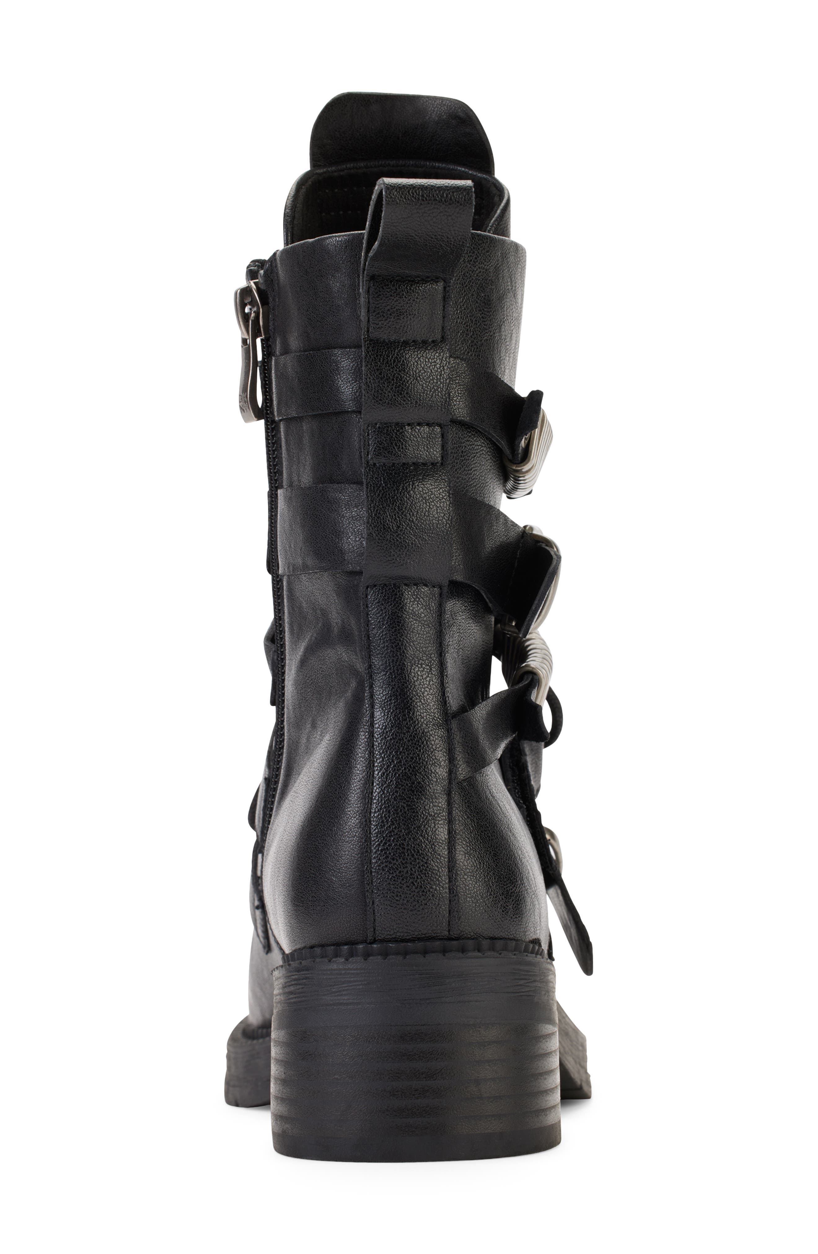 DKNY Ita Combat Boot, Alternate, color, Black