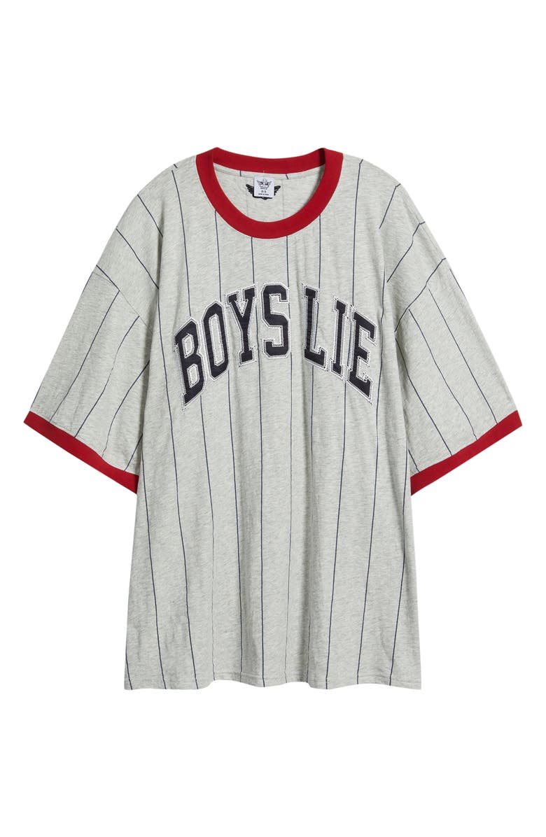 BOYS LIE Game Changer Boyfriend Slub T-Shirt, Alternate, color, Grey