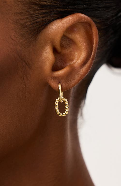 Ana Luisa Ash Double Mini Gold Drop Earrings In Gold