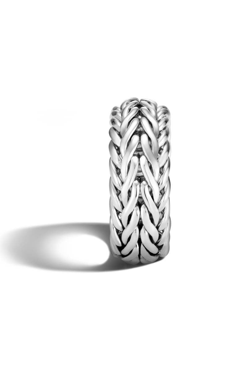 John Hardy Kami Classic Chain Ring, Alternate, color, Silver