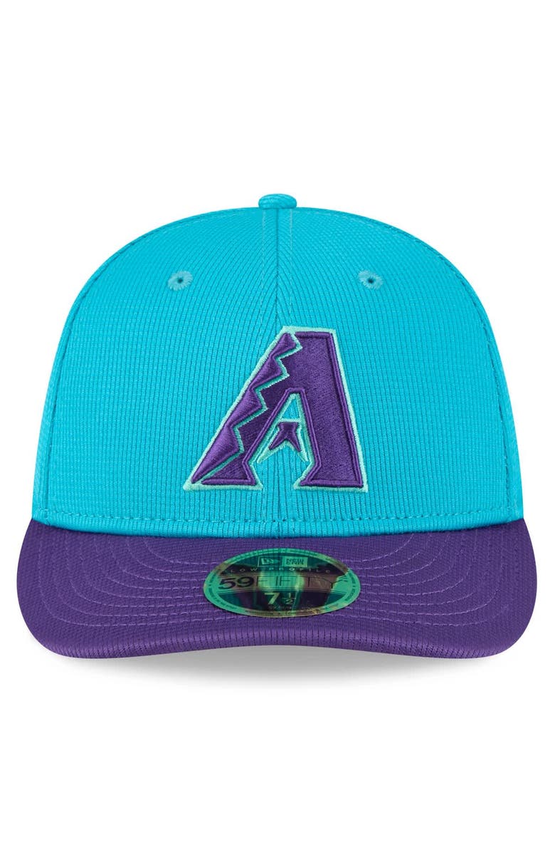 New Era Men's New Era Teal/Purple Arizona Diamondbacks 2025 City Connect Low Profile 59FIFTY Fitted Hat, Alternate, color, Teal