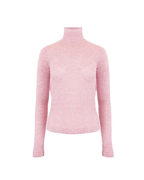Nomia Sheer Sleeve Crew Neck Sweater