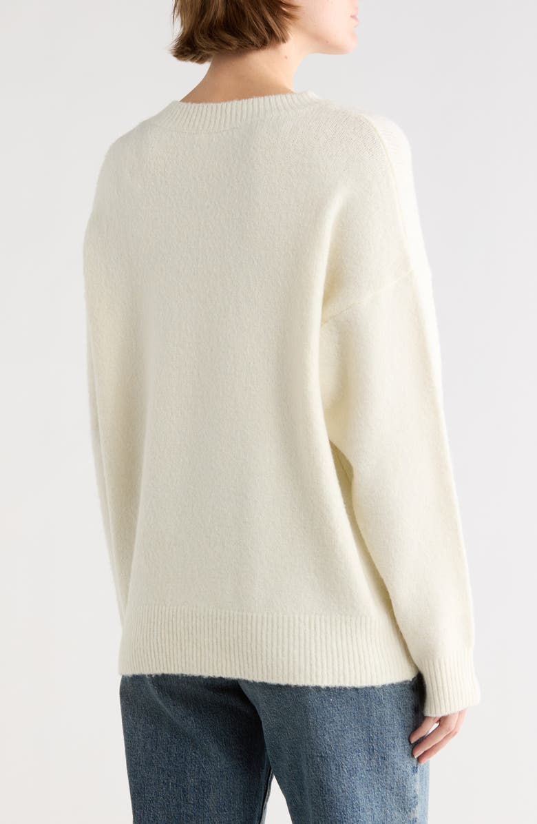 WISHLIST Brushed Knit Sweater, Alternate, color, Offwhite