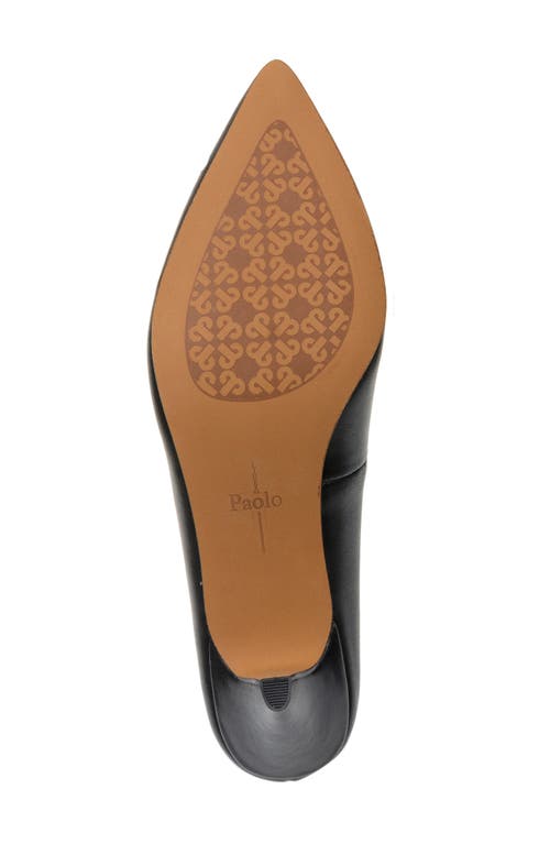 Linea Paolo Pointed Toe Pump In Black