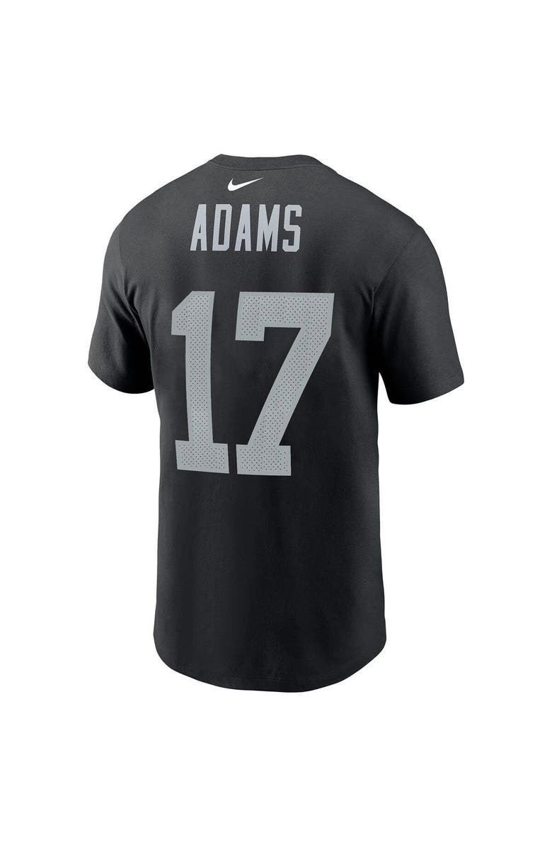 Nike Men's Nike Davante Adams Black Las Vegas Raiders Player Name & Number T-Shirt, Alternate, color, 