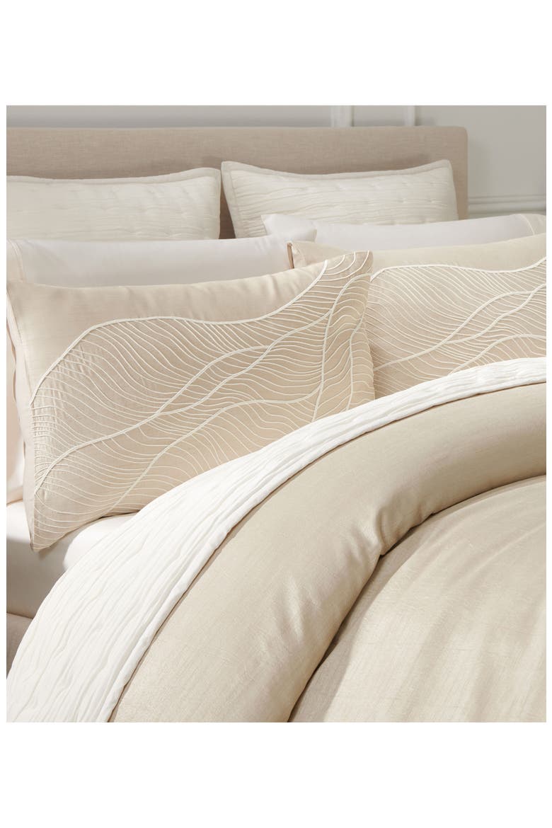 Dune Embroidered Sham, Alternate, color, TAUPE