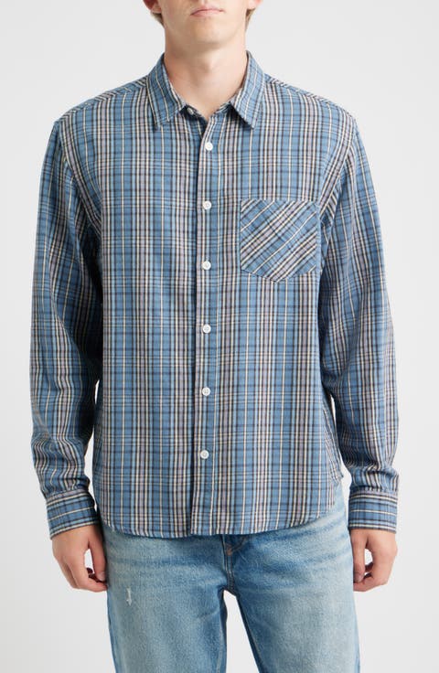 Foreman Classic Fit Plaid Flannel Button-Up Shirt