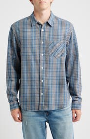 925 Originals Foreman Classic Fit Plaid Flannel Button-Up Shirt