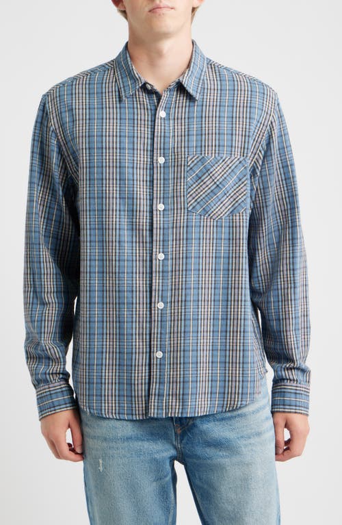 925 Originals Foreman Classic Fit Plaid Flannel Button-Up Shirt in Blue  product