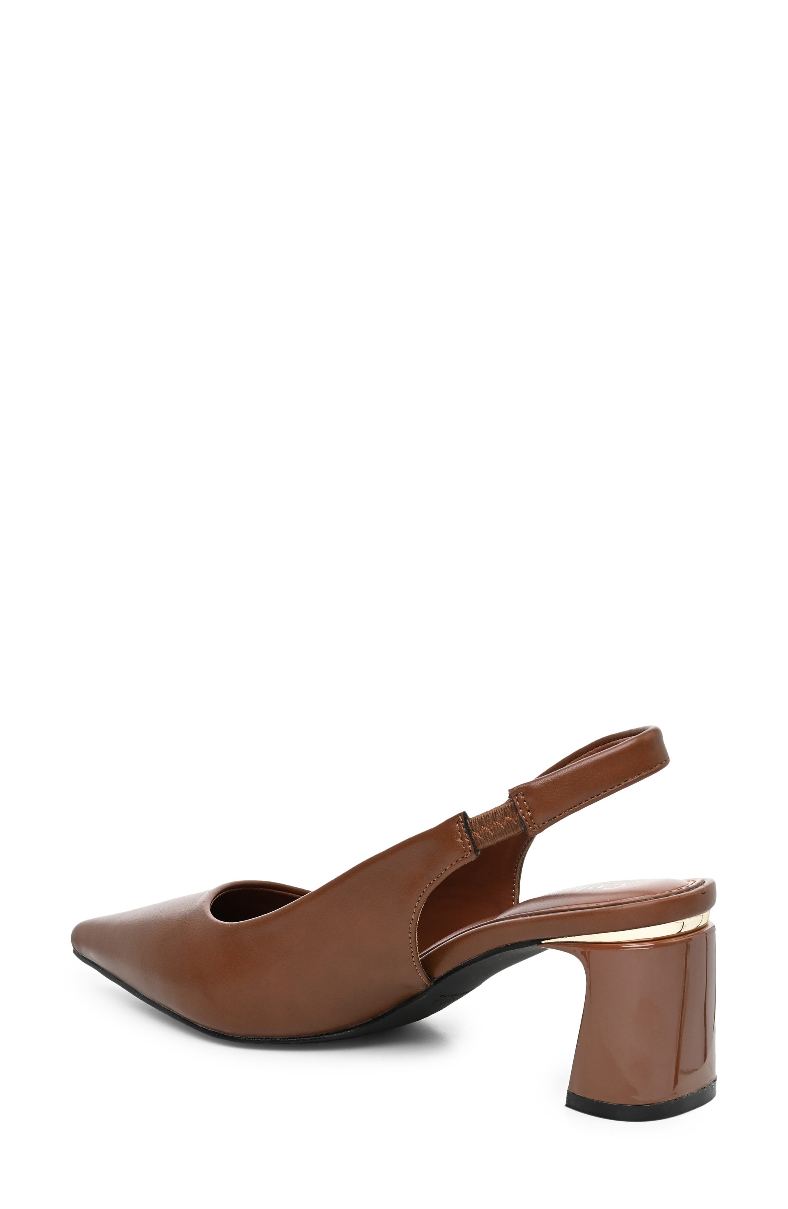 Kildly Pointed Toe Slingback Pump, Alternate, color, LUGGAGE TIGER