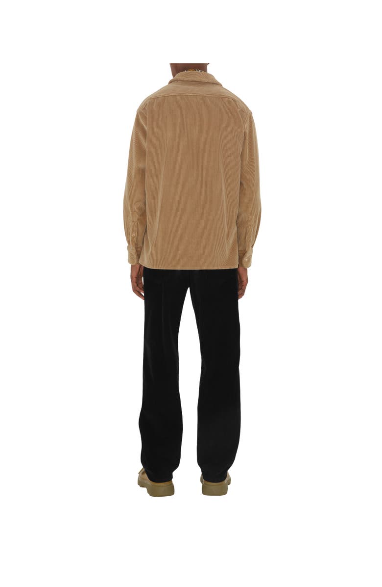 Burberry Relaxed Fit Corduroy Shirt, Alternate, color, 