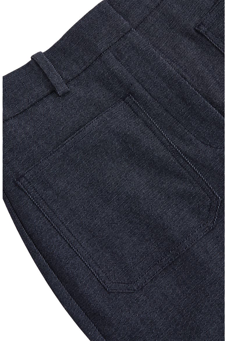 Uma Wool Blend Patch Pocket Flare Leg Pants, Alternate, color, BLUE
