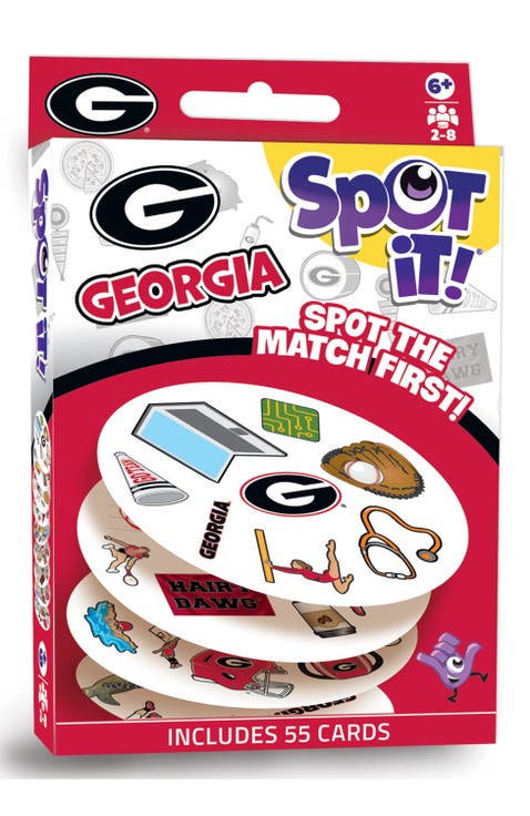 Georgia Bulldogs Spot It! Card Game