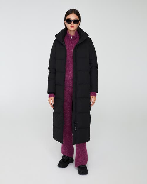 Quartz Co. Sofia 2.0 | Hooded Down Winter Jacket In Black