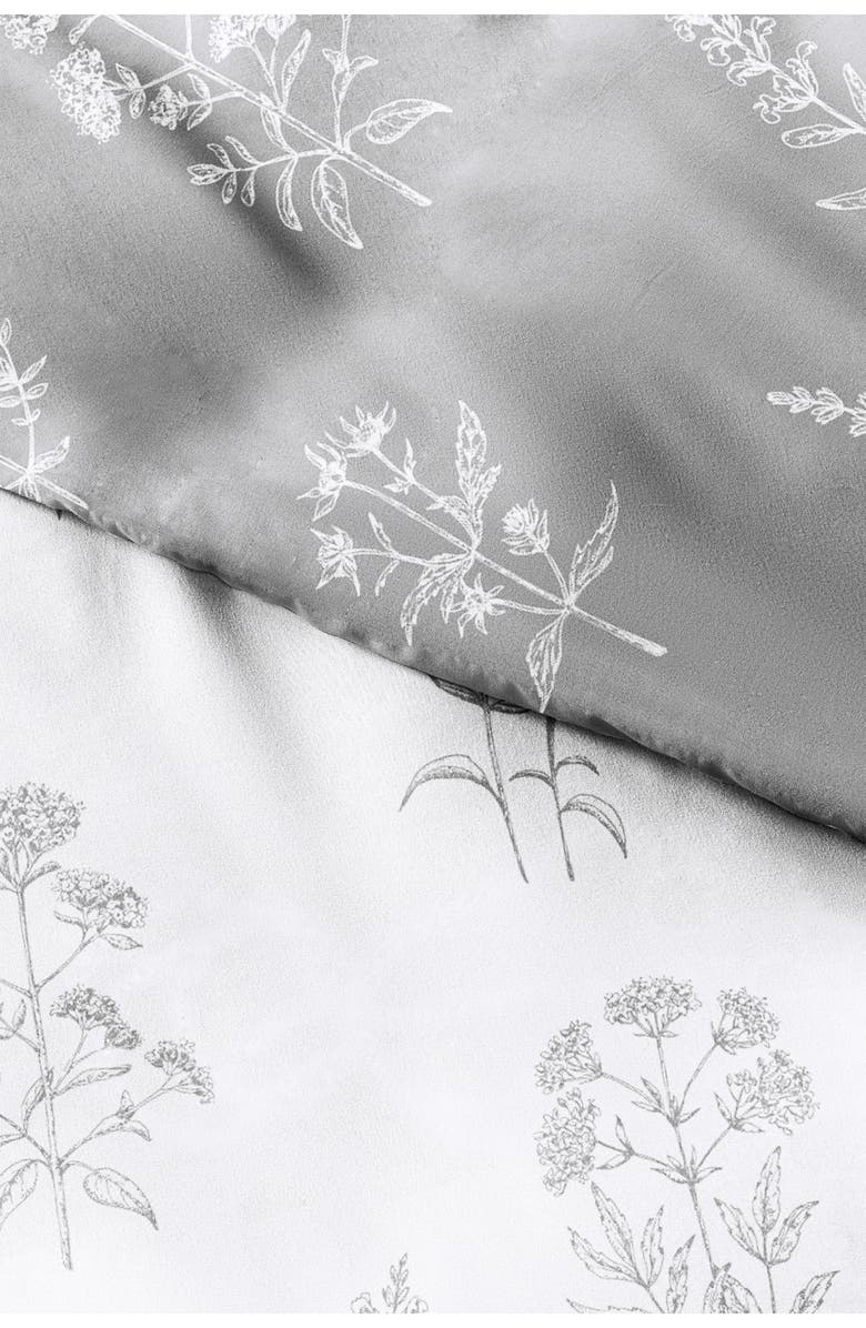 HOMESPUN HOME SPUN Home Collection Premium Ultra Duvet Set, Alternate, color, Light Gray