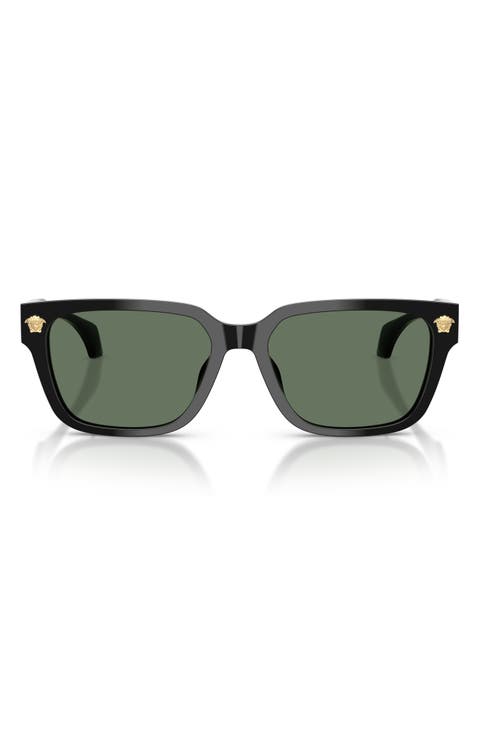 56mm Rectangular Sunglasses
