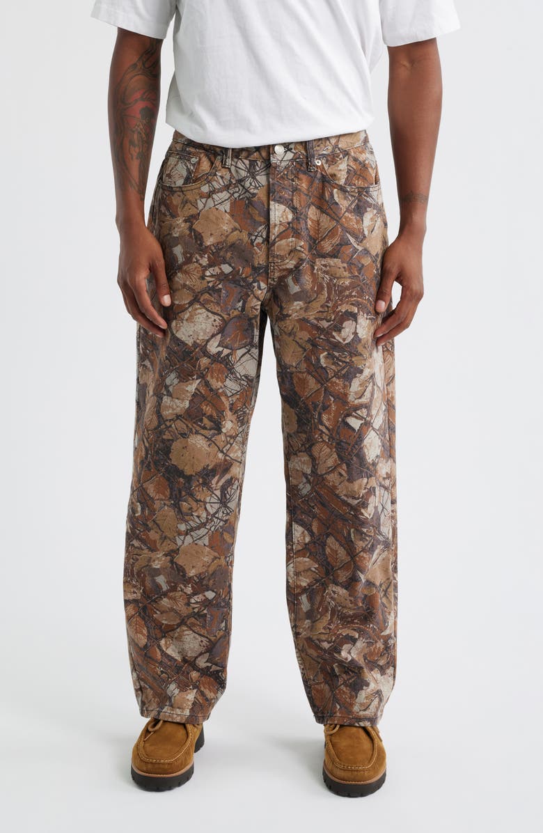 Obey Classic Baggy Jeans, Main, color, Fence Camo Multi