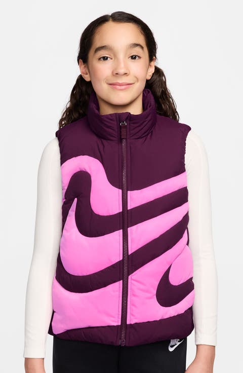 Kids' Sportswear Swoosh Quilted Down Vest (Big Kid)