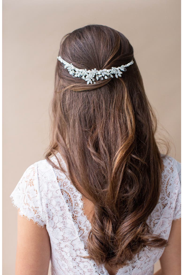 Crown Headband (Nordstrom Exclusive), Alternate, color, SILVER