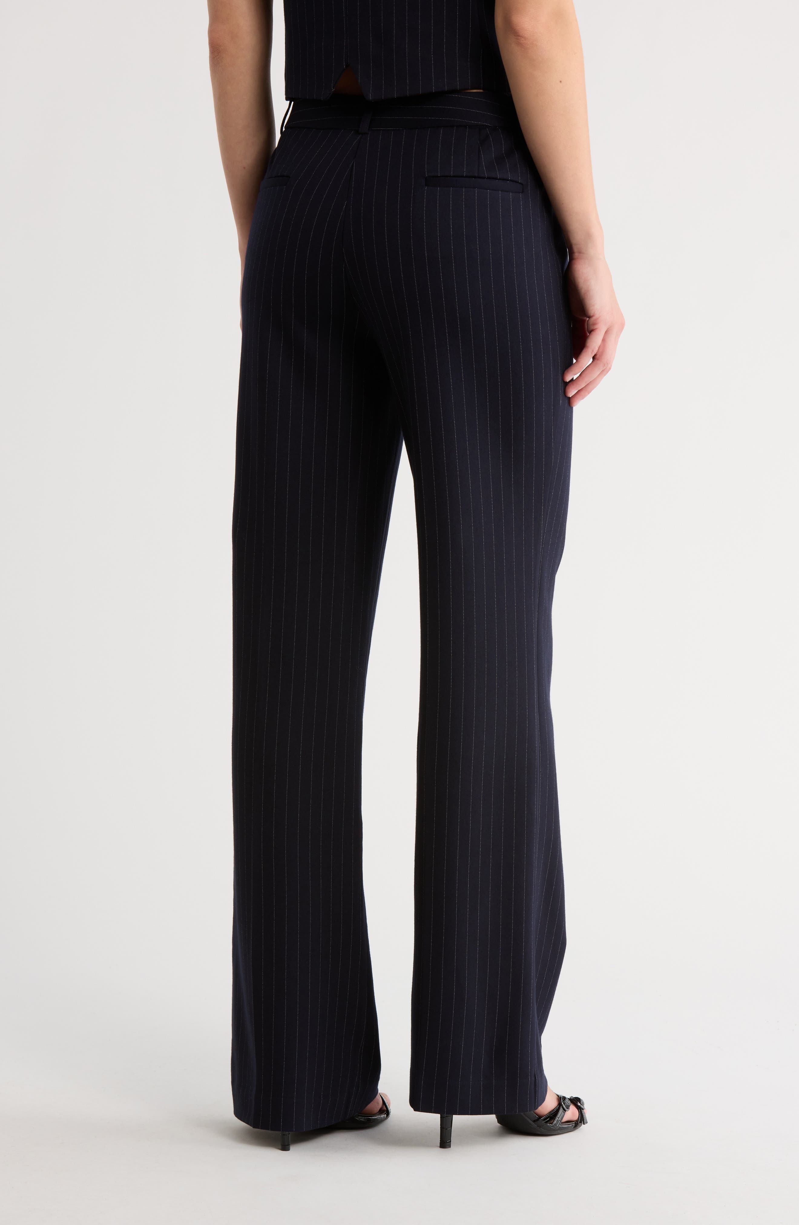 Aria Pinstripe Trousers - image 2