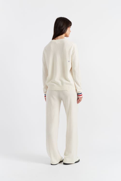 CHINTI & PARKER CHINTI & PARKER SNOOPY NAUTICAL WOOL CASHMERE SWEATER 