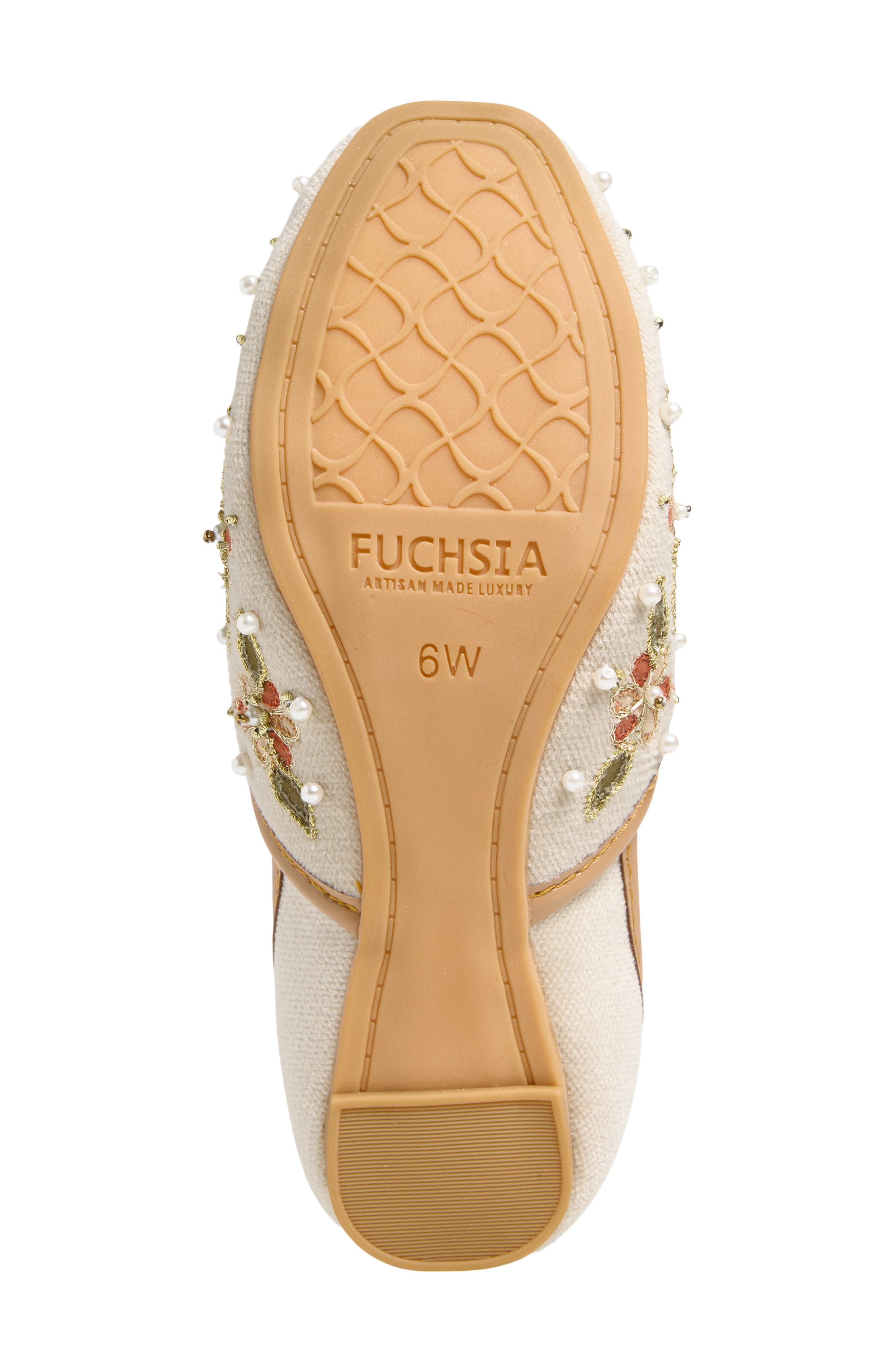 FUCHSIA Chaman Flat, Alternate, color, Light Beige