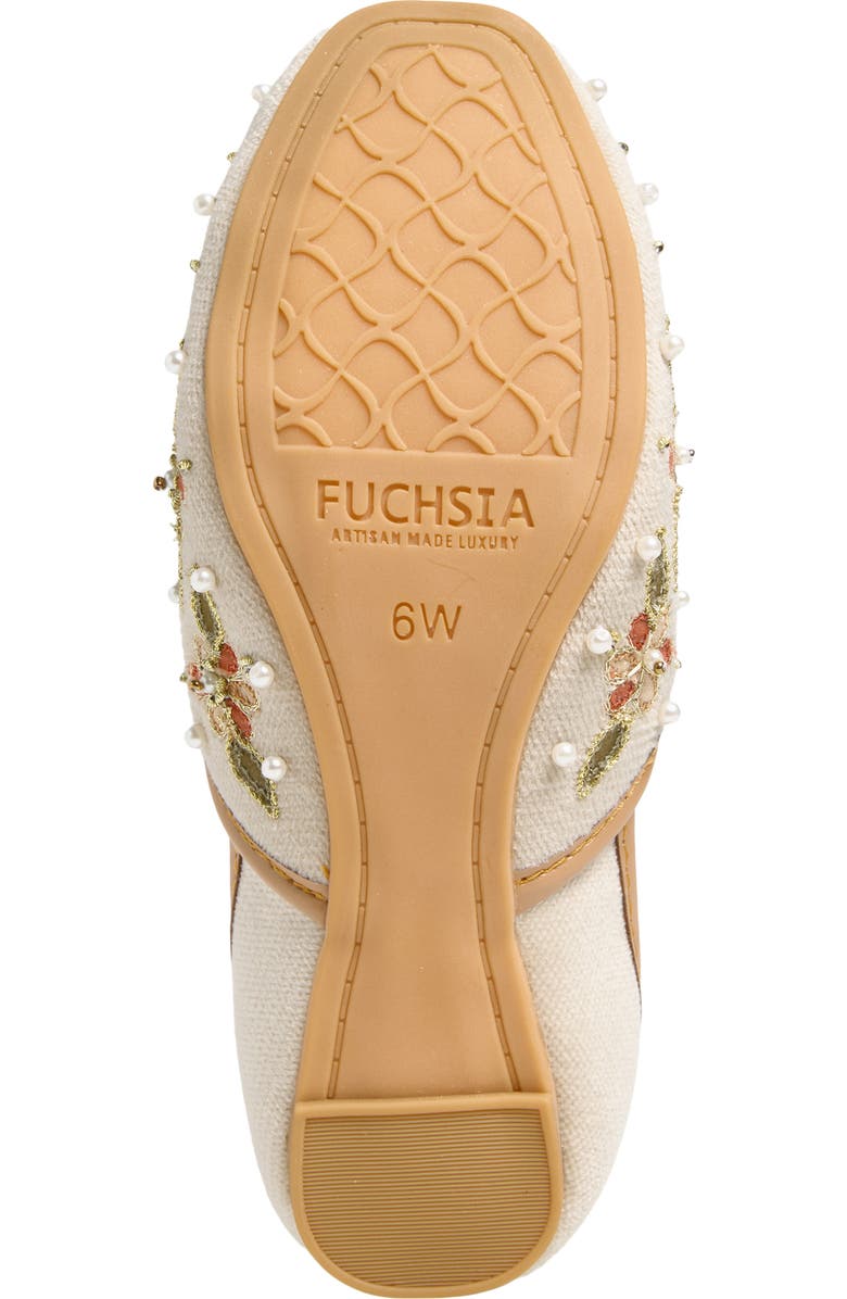 FUCHSIA Chaman Flat, Alternate, color, Light Beige