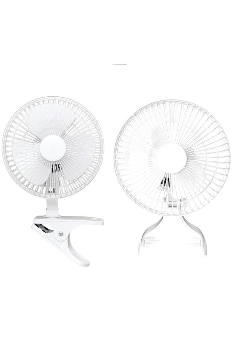 Optimus 6 in Convertible Personal Clip-on/Table Fan, Main, color, White
