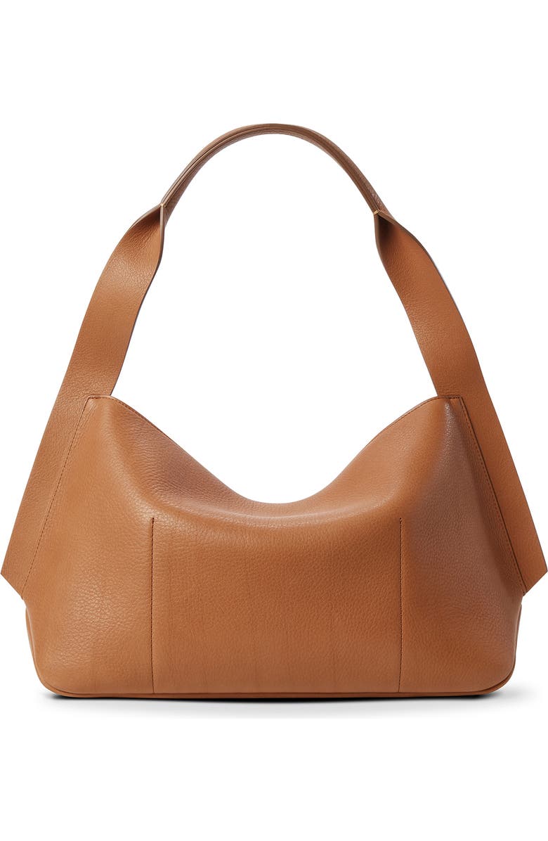 Shinola Medium Derby Leather Shoulder Bag, Alternate, color, Tan