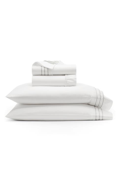 Signature Triple Pleat Organic Cotton Sheet Set