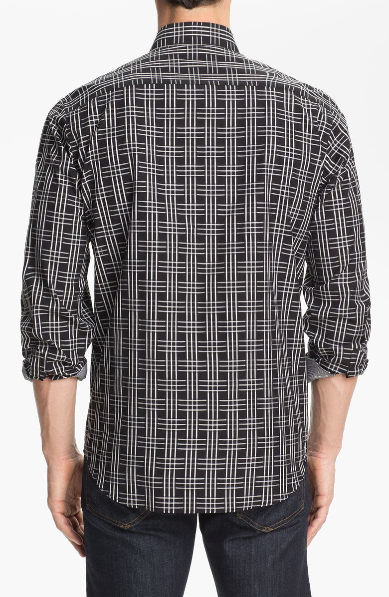 Bugatchi Classic Fit Sport Shirt, Alternate, color, 