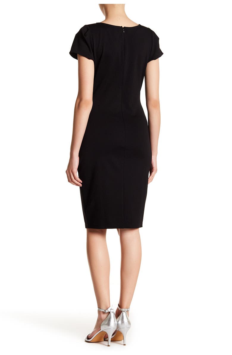 VANITY ROOM Seamed Ponte Dress, Alternate, color,