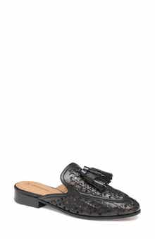 Johnston & Murphy Ali Woven Tassel Mule