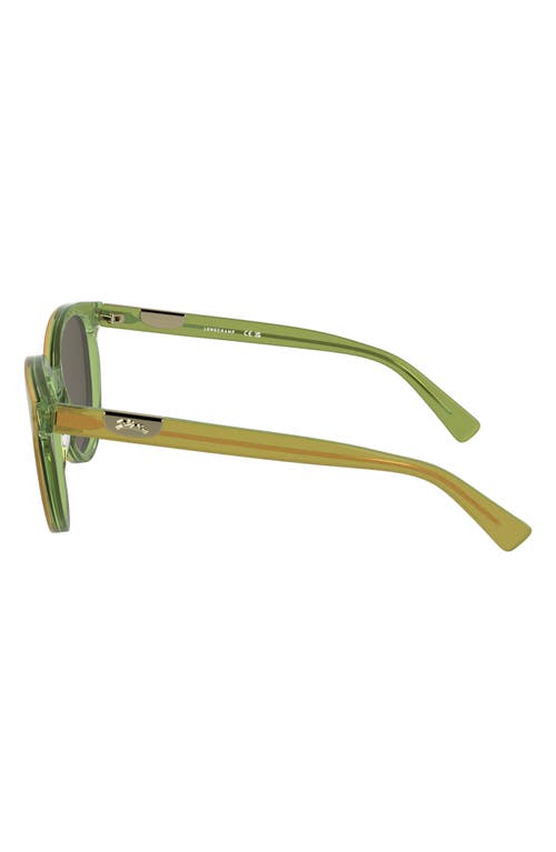 Longchamp Le Pliage 52mm Gradient Round Sunglasses