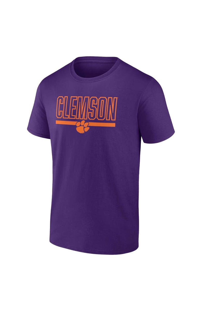 PROFILE Men's Profile Purple Clemson Tigers Big & Tall Team T-Shirt, Alternate, color,