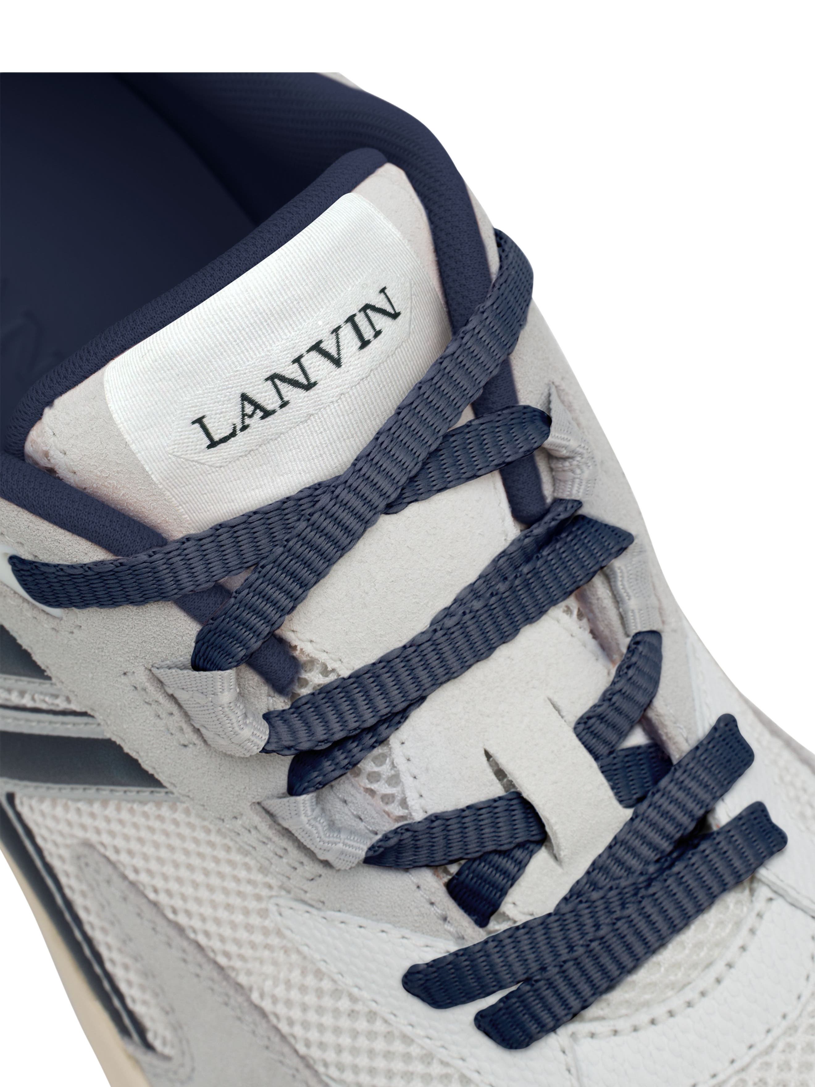 Lanvin JLA Mesh Sneakers, Alternate, color, Navy Blue/Grey