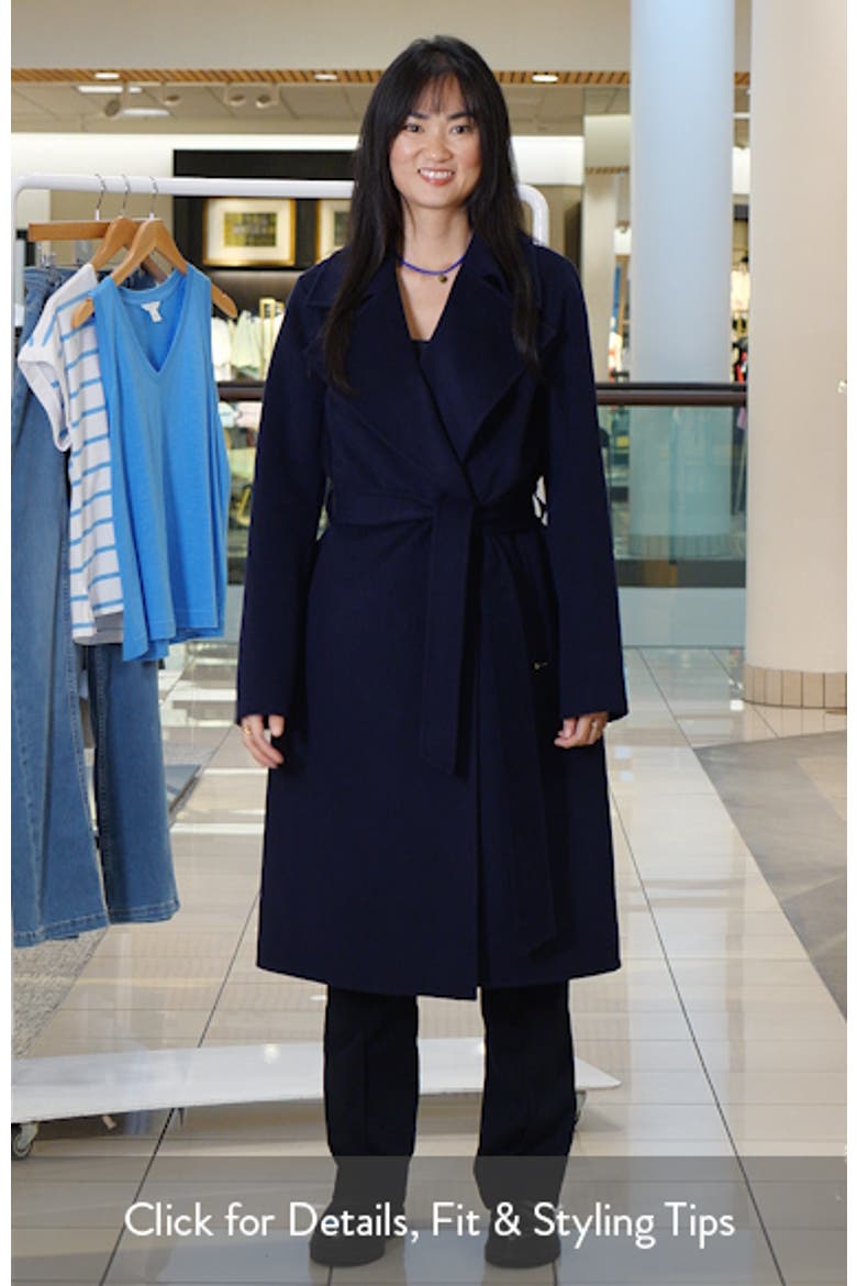 Wool Blend Double Face Coat video