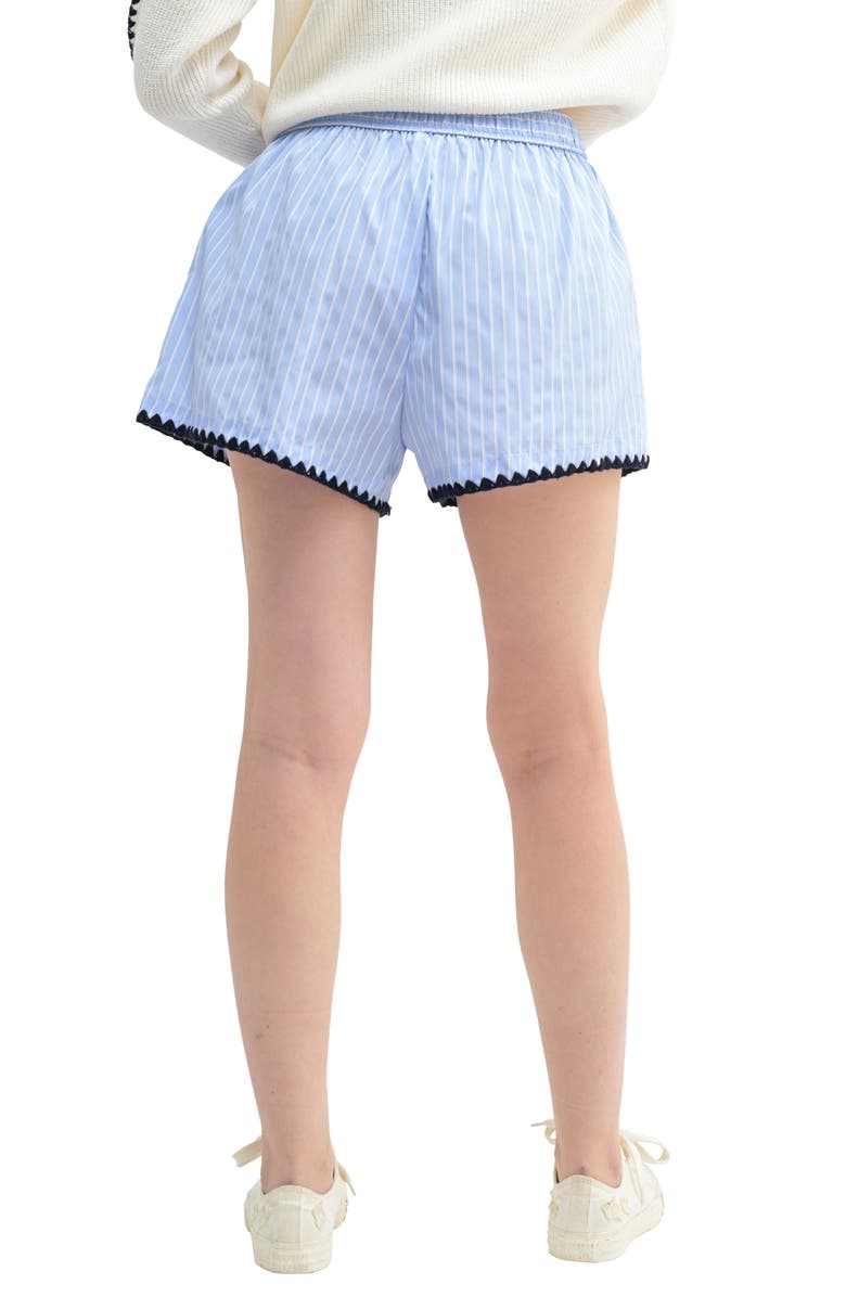 Lush Stripe Pull-On Shorts, Alternate, color,
