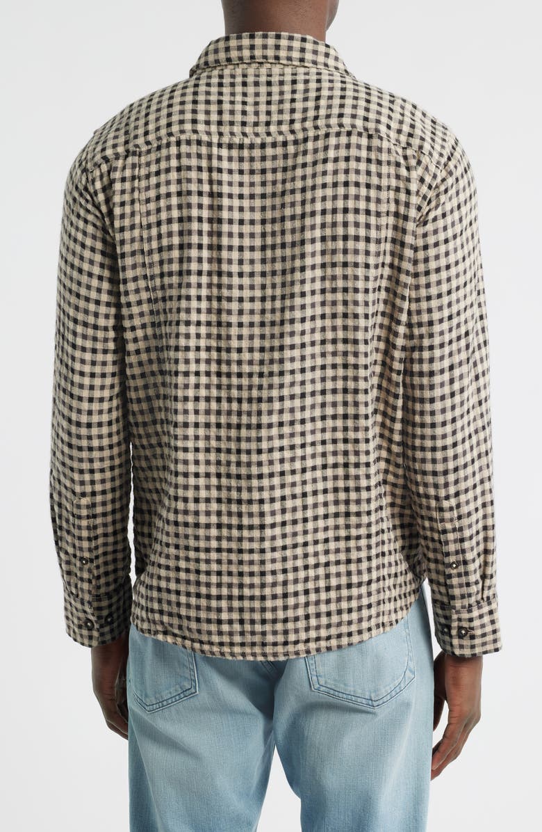 Corridor Fall Check Button-Up Shirt, Alternate, color, Natural