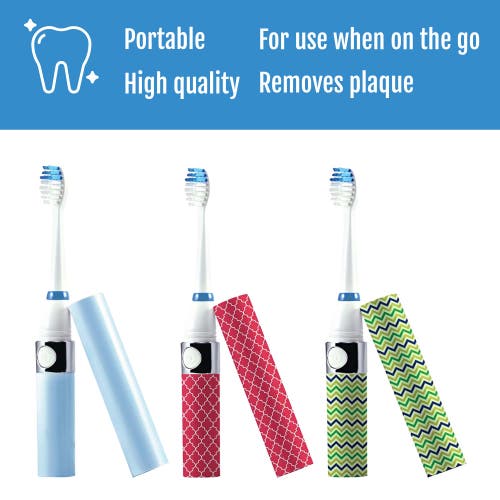 Pursonic Family Bundle Portable Sonic Toothbrush 3-pack