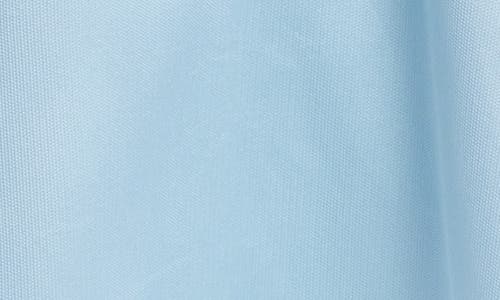 Badgley Mischka Belted Cap-sleeve Pique Midi Shirtdress In Hydra Blue