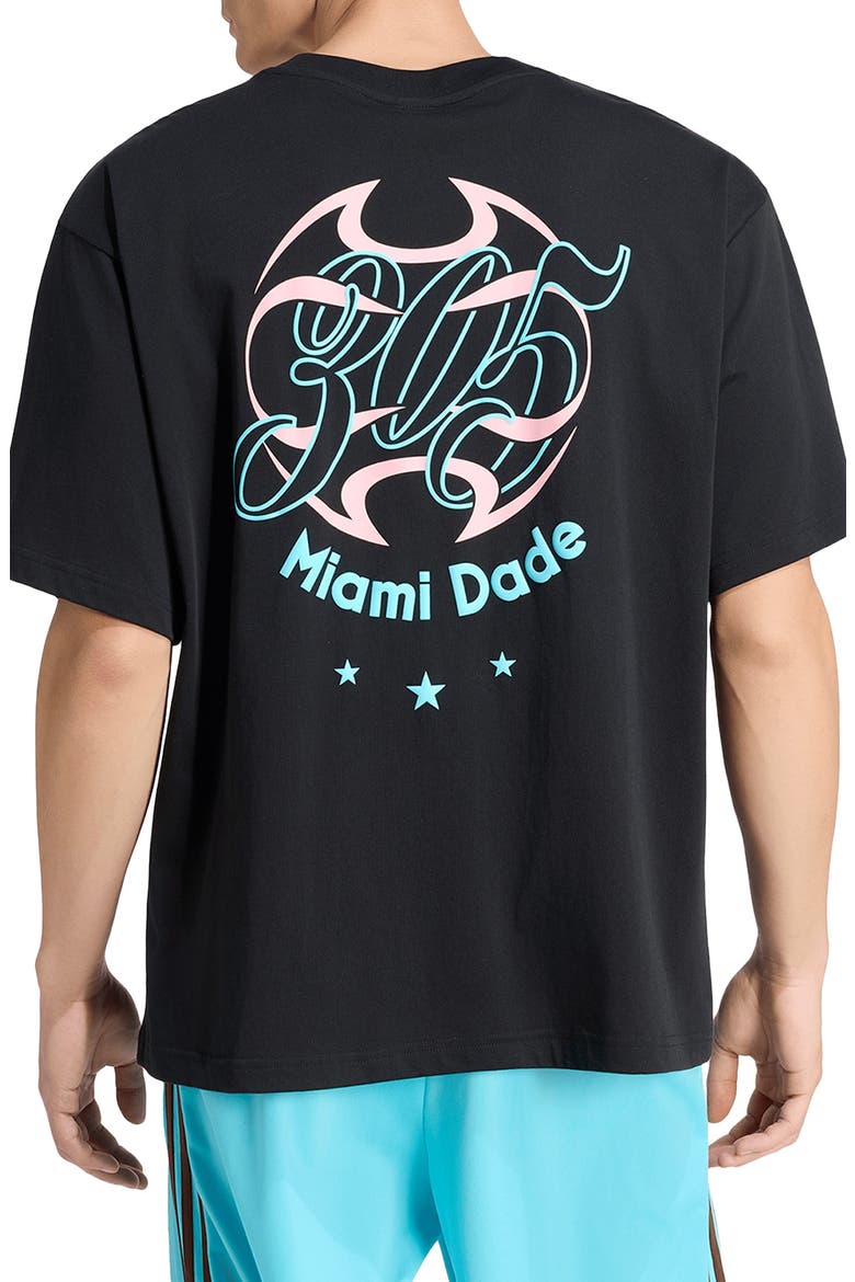 Miami-Dade County Cotton Graphic T-Shirt, Alternate, color, BLACK/ PULA