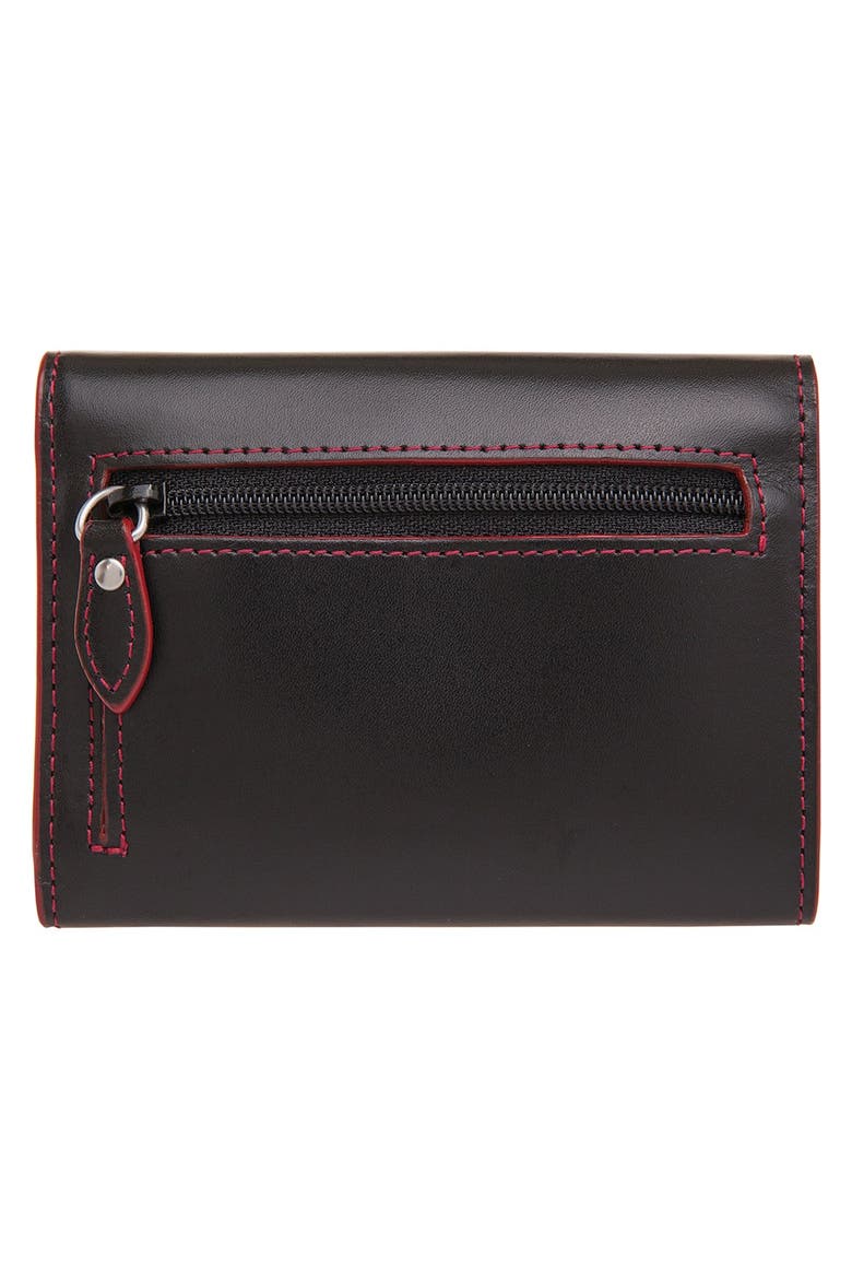 Lodis 'Audrey - Mallory' Leather French Wallet, Alternate, color, BLACK