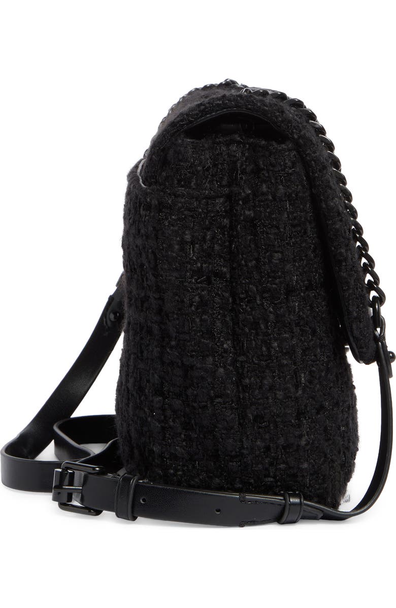 Rebecca Minkoff Edie Bouclé Flap Shoulder Bag, Alternate, color,
