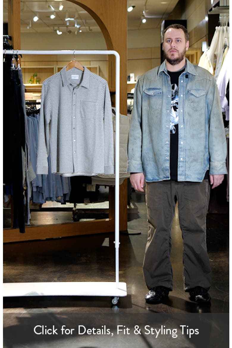 Generation Houndstooth Knit Button-Up Shirt video