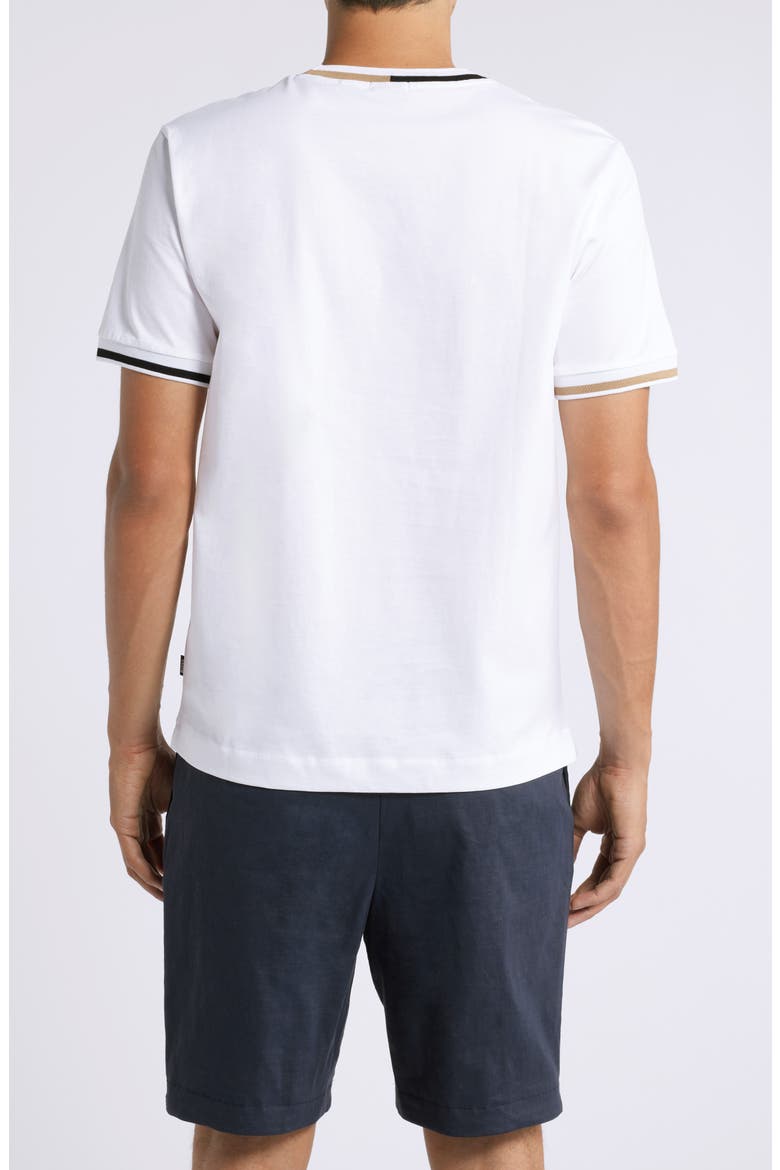Thompson Tipped Crewneck T-Shirt, Alternate, color, WHT