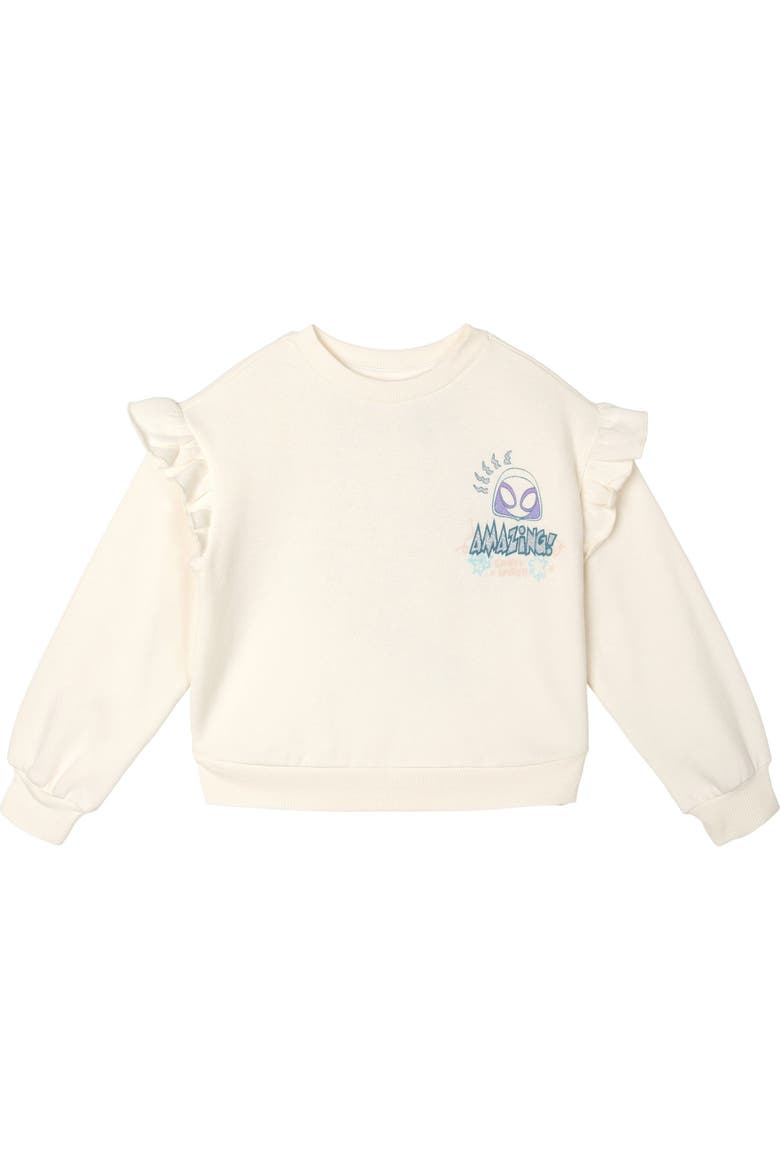 Spidey and His Amazing Friends Fleece Sweatshirt and Tulle Skirt Set, Alternate, color, Tusk Ghost Spider